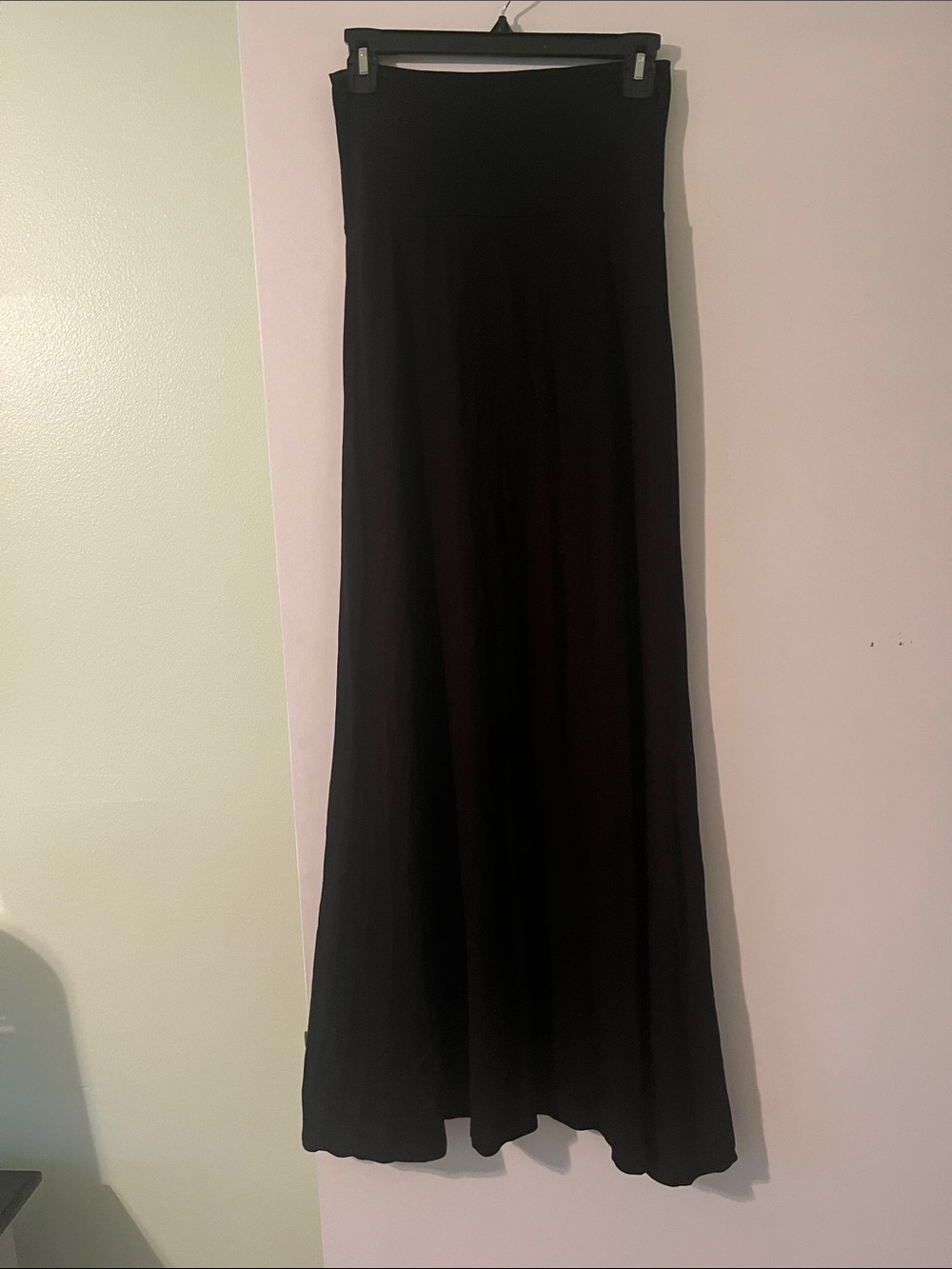 Promesa Black Flowing Maxi Skirt